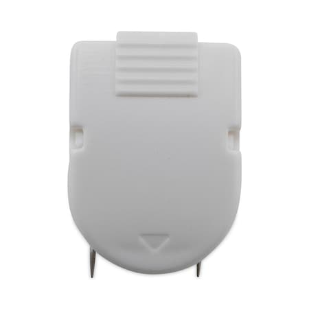 Advantus Fabric Panel Wall Clips, White, PK50 75342